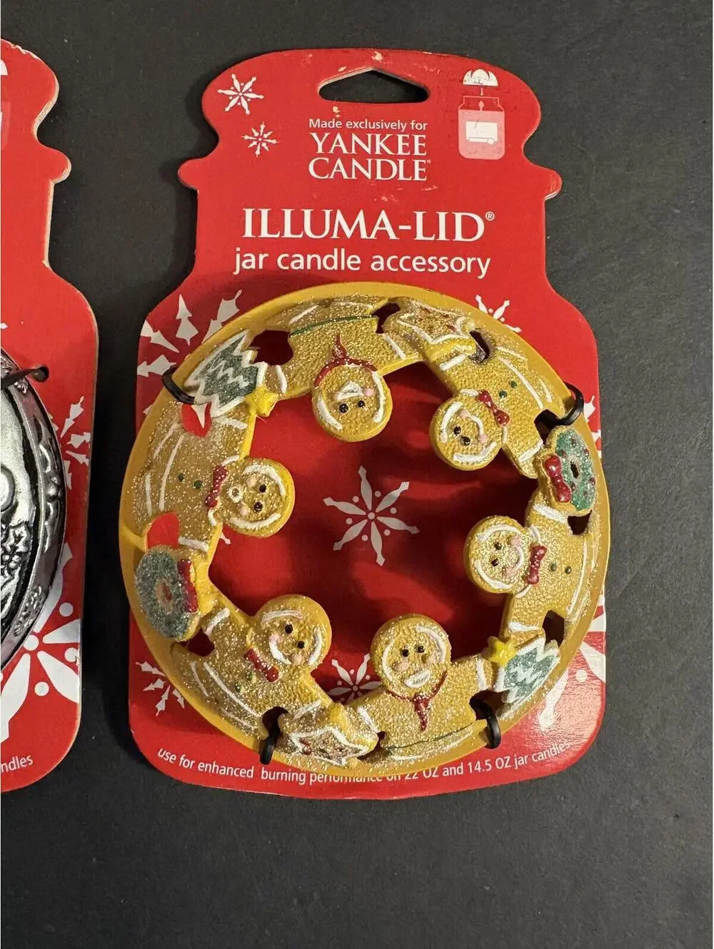 Yankee Candle Illuma-Lid Jar Candle Retired Snowman Gingerbread Christmas